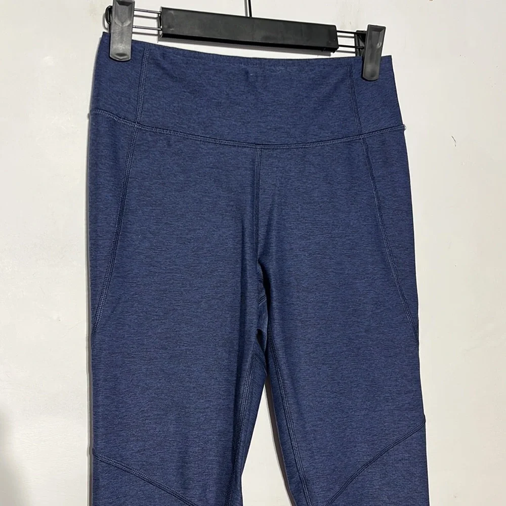Outdoor Voices Navy 7/8 Warm Up Leggings Size Small - Picture 5 of 9